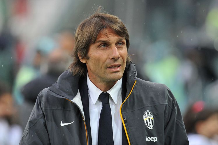 TURIN, ITALY - APRIL 19: Juventus head coach Antonio Conte looks on during the Serie A match between Juventus and Bologna FC at Juventus Arena on April 19, 2014 in Turin, Italy. (Photo by Valerio Pennicino/Getty Images)