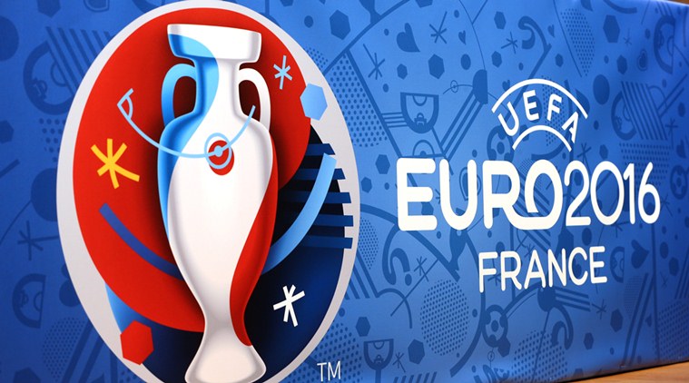 Football Soccer - UEFA Euro 2016 soccer tournament - Enghien-les-Bains, France - 20/04/2016. Logo for the upcoming Euro 2016 soccer championships. REUTERS/Charles Platiau